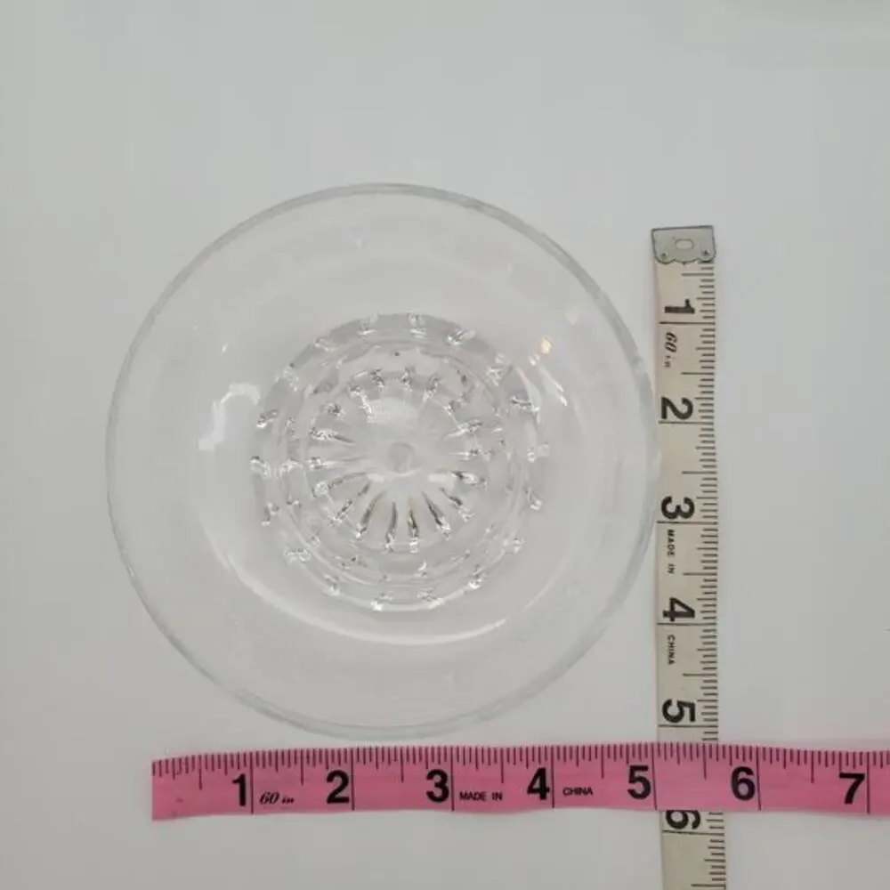 Set of 4 Studio Nova Traditional‎ Footed 8oz Dessert Bowls Clear Glass 4